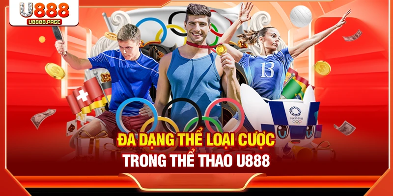 Đa dạng thể loại cược trong thể thao U888