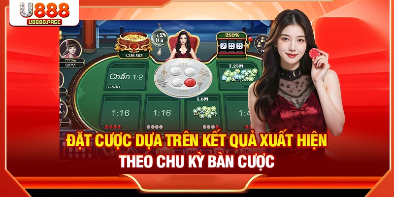 Dựa vào chu kỳ kết quả để đưa ra phán đoán phù hợp tại U888